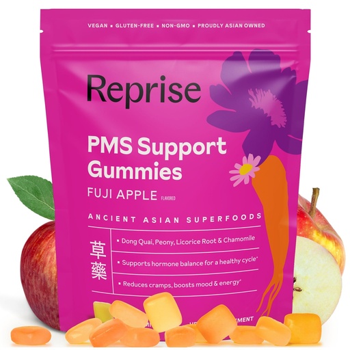 [BRSREEABCVYRSAAV] PMS Support Gummies for Women | Hormone Balance, Healthy Cycle | Relaxes Body, Reduces Cramps | Boosts Mood, Energy| Dong Quai, Peony Root, Licorice Root, Chamomile | Low Sugar Chews, 60 Gummies