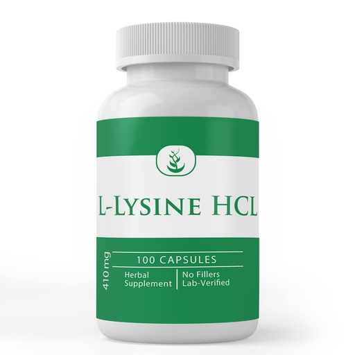 [BRSRMBL4OF4AOYL5] PURE ORIGINAL INGREDIENTS L-Lysine HCL (100 Capsules) Always Pure, No Additives Or Fillers, Lab Verified