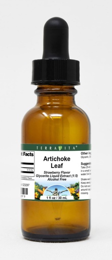 [BRSWG236DEGQYHYY] Artichoke Leaf Glycerite Liquid Extract (1:5) - Strawberry Flavored (1 oz, ZIN: 523297)