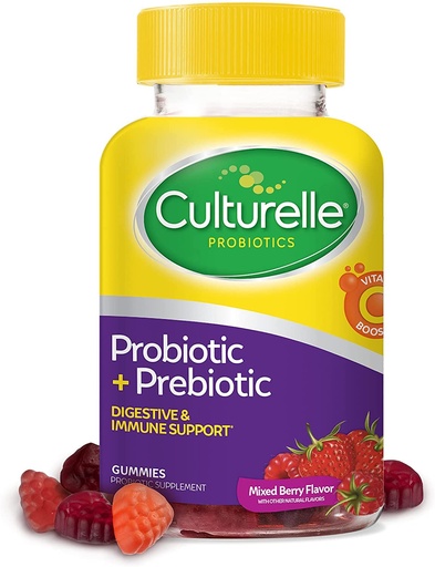 [BRSW2BLQDIJQMGQ6] Culturelle Probiotic Gummies Bundle – Daily Probiotic Gummies for Men and Women + Daily Probiotic Gummies for Kids with Prebiotics and Vitamin C Boost, Digestive + Immune Support, Gluten Free
