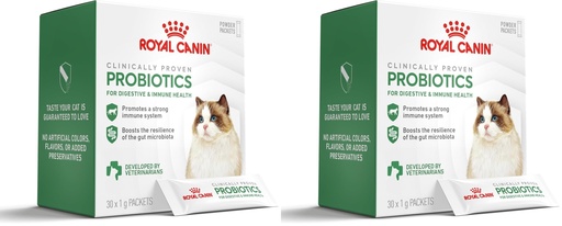 [BRSRECQLAQNWYFLB] Royal Canin Probiotics for Cats Digestive and Immune Health Powder Supplement for Cats of All Ages, 30 Count (Pack of 2)