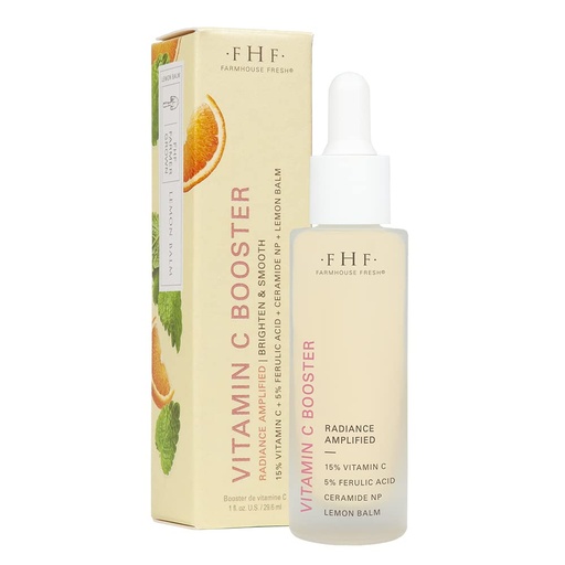 [BRSRM2Q5AR5QYDLX] FarmHouse Fresh Vitamin C Face Serum. Hydrating & Brightening Serum, Boost Radiance & Reduce Wrinkles. Vitamin C Booster, 1 Fl. Oz.