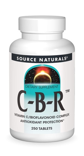 [BRSWIYQMCJ5QMFT2] Source Naturals C-B-R - Vitamin C, Bioflavonoid Complex for Antioxidant Protection - 250 Tablets