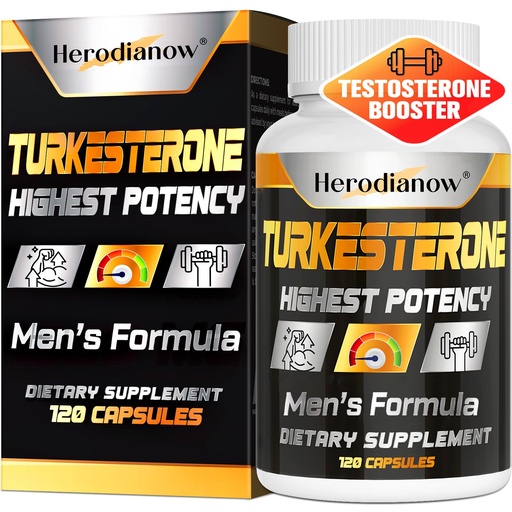 [BRSRAC35AQIWYD3P] Testosterone Booster - 78,000mg Testosterone Supplement for Men, Mens Testosterone Booster for Muscle Builder Workout, Muscle Growth, Energy, Endurance, Strength, Stamina & Recovery - 120 Capsules