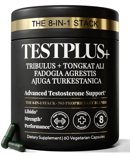 [BRSREYADBYBAKH3A] Testosterone Booster for Men - 700mg Tongkat Ali & Fadogia Agrestis Stack - Boost Energy, Strength & Muscle Recovery - 8-in-1 Natural T Supplement with Ashwagandha - 60 Capsules