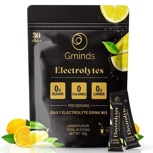 [BRSRGGADPIMRYET7] Electrolyte Powder Drink Mix |Lemon Lime | 1 Pack (30 Servings)
