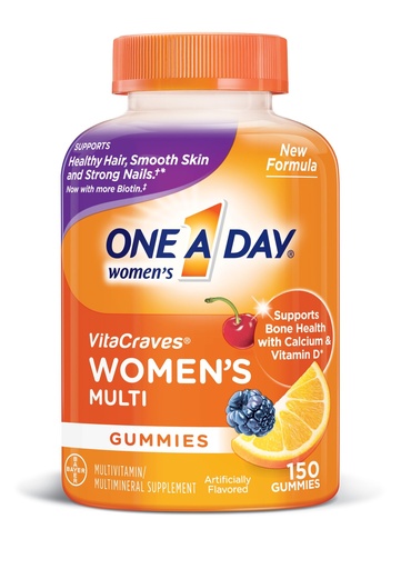 [BRSWIG3QOQHBWGTC] One A Day Women’s Multivitamin, Supplement with Vitamins A, C, E, B1, B2, B6, B12, Biotin, Calcium and Vitamin D, 150 count