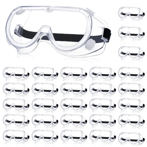 [BRSRMZAZPMBQ2YL4] Yunsailing Protective Safety Goggles Lab Over Glasses Clear Anti Fog Eye Protection Goggles for Men Women