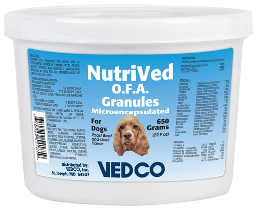 [BRSREEARA4DWKDTA] Nutrived OFA Granules for Dogs, 650g
