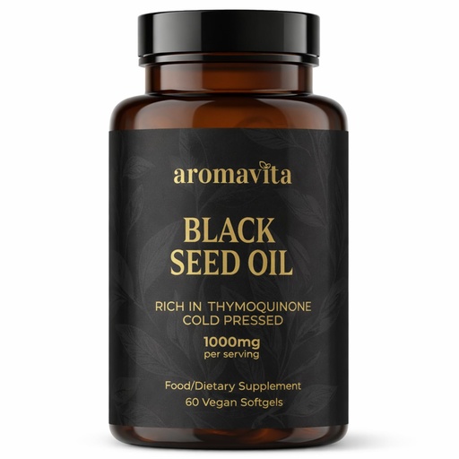 [BRSRGYIZCEAQ4FDP] Black Seed Oil 1000mg Softgels – Cold-Pressed Nigella Sativa-1.8% Thymoquinone, Traditionally Used for Lung, Respiratory & Antioxidant Support* 60 Vegan Capsules, Non-GMO, Gluten-Free