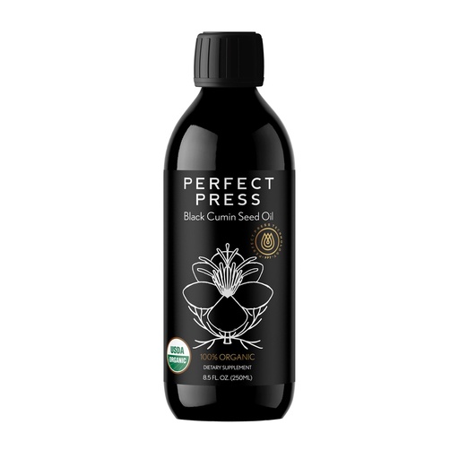 [BRSRAYI5OR5WGGQ6] Perfect Press Activation Black Cumin Oil | 8.5 fl oz (250 ml) | Boosts Immune System | Liver Health | Promotes Radiant Skin | Healthy Hair | Infused with Iron | Zinc | Calcium Supplement