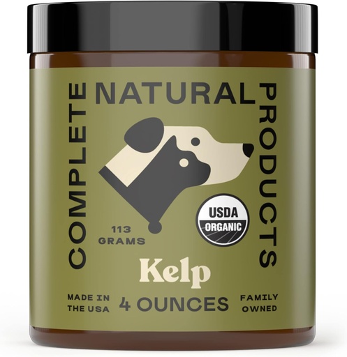 [BRSROYANCQDRO336] Complete Natural Products Organic Kelp Powder for Pets - 4oz - Pure Organic Kelp Powder