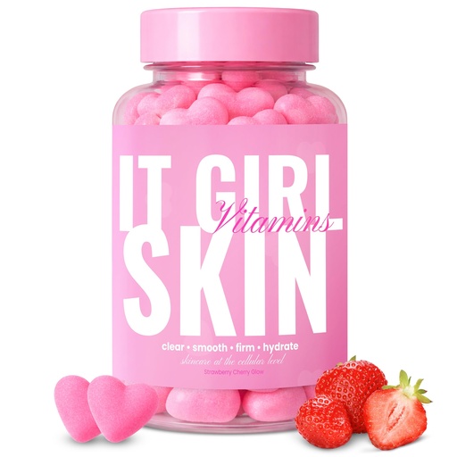 [BRSROCYHPMIGGDLK] Skin Gummies for Women & Teens – Beauty Vitamin Gummy with Sea Moss, Multi Collagen Peptides, CoQ10, Retinol, Vegan Colostrum, L-Glutathione & Antioxidants for Hydrated, Clear, Acne Free, Glowing Skin