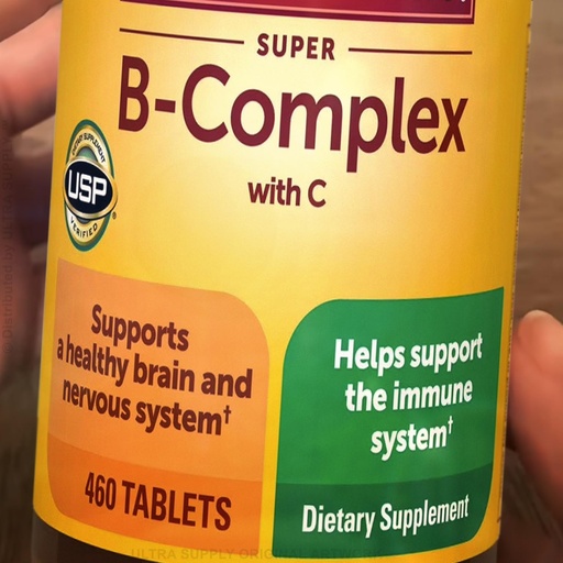 [BRSRGZ37BMHGYFLL] Nature_Mades Super B Complex with C Tablets (460 Count. Value Pack) high Potency b Complex Energy Support Tablets Daily Wellness Support Plus Blend