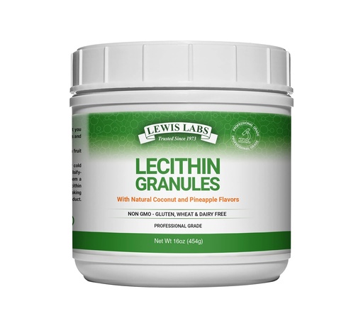 [BRSWIYTYO4GWGHY5] Lecithin Granules Supplement | Natural Soy Lecithin Powder is an Excellent Source of Phosphatidyl Choline | Lactation Support, Immune Function & Support Brain Health, 16 oz