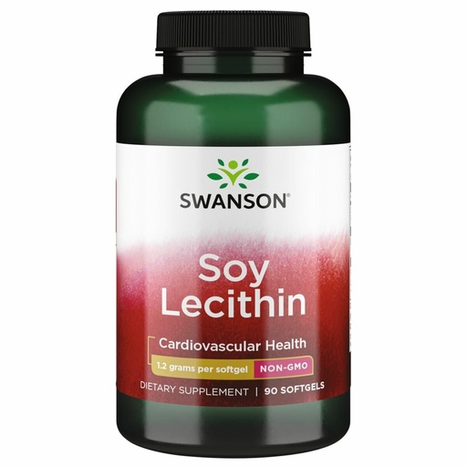 [BRSWGAANDIDR4GQ6] Swanson Soy Lecithin Non-GMO 1.2 G 90 SGEL