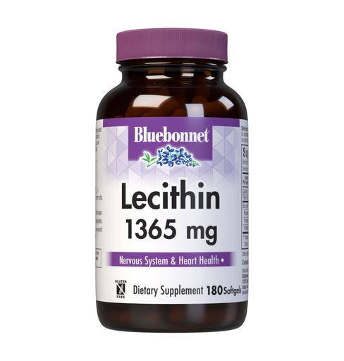 [BRSWIYT7BIABYC3I] BlueBonnet Nutrition Lecithin 1365 mg, 180 softgels