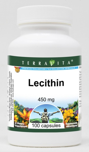 [BRSWKYIRBYOB42TI] Lecithin - 450 mg (100 Capsules, ZIN: 101392)