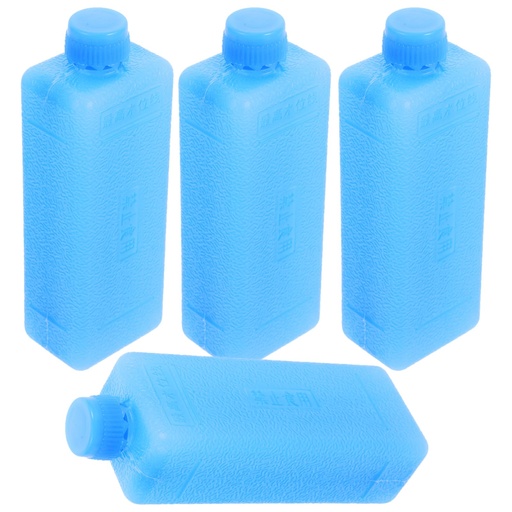 [BRSRAEIOAR6GYD3F] HANABASS 4 Pcs Slim Reusable Ice Packs for Cooler Lunch Box, Small Freezer Blocks for Evaporative Air Cooler Fan, Portable Cooling Ice Bricks for Shipping & Travel, Blue, 4.5×1.5×1.2 Inch