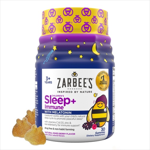 [BRSRMBLYAQHQICLB] Zarbee's Sleep & Immune Gummy 30ct
