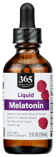 [BRSWGZQBOYIGA3I2] 365 by Whole Foods Market, Liquid Melatonin, 2 fl oz