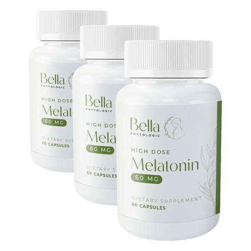 [BRSRGGQZB55BYYLP] Melatonin Pure 60mg – High Potency Nighttime Sleep Aid for Deep Rest, Relaxation, Jet Lag & Stress Relief – Fast-Acting, Non-Habit Forming, Drug-Free, Made in USA (60 Capsules) (Pack of 3)