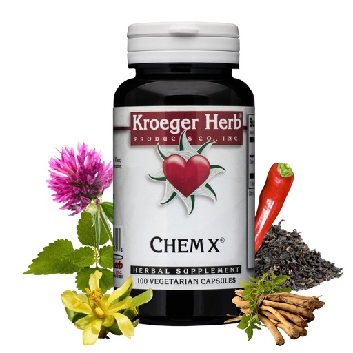 [BRSWIYT3OJYA4DDE] Kroeger Herb Products, Chem X, Daily Detox and Cleansing Formula, Red Clover, Yellow Dock, Paprika Supports Health Liver Function - Non-GMO, Gluten Free, No Preservatives, Made in USA