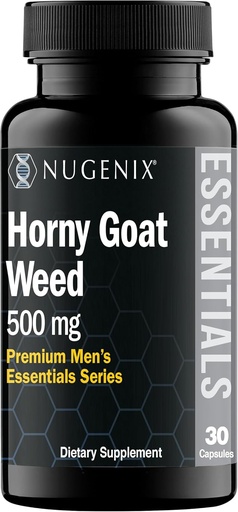 [BRSROZD7AUGQI3DV] Nugenix Essentials Horny Goat Weed Extract - Epimedium Extract - 30 Capsules