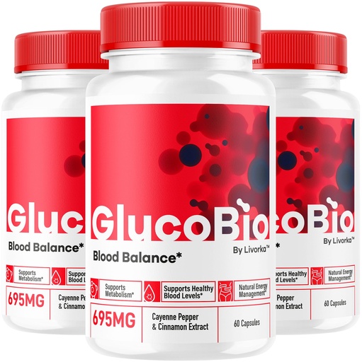 [BRSRAGABAUNQIE3B] (3 Pack) GlucoBio Capsules - Official Gluco Bio Advanced Formula Support Pills - Maximum Strength, Natural Gluco Bio Supplement Vitamin for Overall Health & Wellness Reviews, 180 Capsules for 3 Months