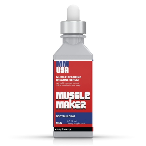 [BRSRM2YLCIOW2EYU] MMUSA Muscle Maker Post Workout Serum: Enhanced Men's Health with Antioxidant Boost. Immunity Powerhouse, Vitamin C & Zinc. Creatine for Fitness, Energy & Focus. Raspberry 5.1 Fl Oz