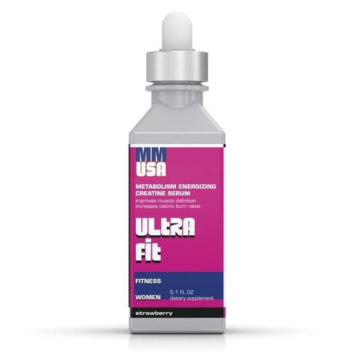 [BRSRM235PMCQ4DQ2] MMUSA Ultra Fit Creatine Serum for Women. Supports Muscle Recovery, Fitness & Belly Fat Reduction. Ideal for Running, Cycling & Aerobics Exercise. Muscle Tone Without Bulk. Strawberry, 5.1 Fl Oz