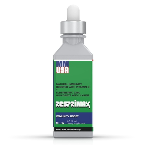 [BRSRM236BMMWE3Y7] MMUSA Resprimax: Elderberry-Infused Immunity Enhancer Serum. Optimize Oxygen Levels, Muscle Repair, Post-Exercise Recovery. Rich in Antioxidants with Vitamin C, Zinc. Wellness Boost. 5.1 Fl Oz