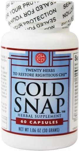 [BRSWIYTYOUPAY2Y3] Cold Snap - Chinese Herbal Supplement for Deep-Level Immune Support 60 Capsules