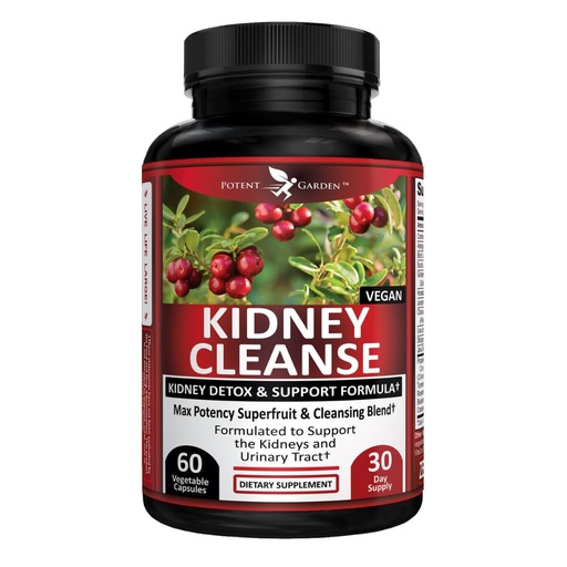 [BRSRAHAHAQPAEADH] Kidney Cleanse Detox & Repair with Chanca Piedra & Uva Ursi – Advanced Kidney Support Supplement for Healthy Kidney Function, Urinary Tract & Bladder Wellness – 60 Vegan Capsules