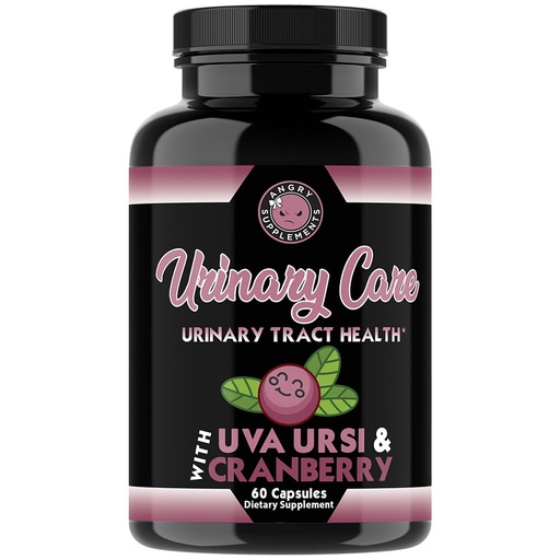[BRSREELRAUHBOF37] Angry Supplements Urinary Care for Women – UTI & Urinary Tract Health Support – Cranberry, Corn Silk & Uva Ursi – Bladder Cleanse Complex – 60 Capsules, 60 Day Supply (1-Bottle)