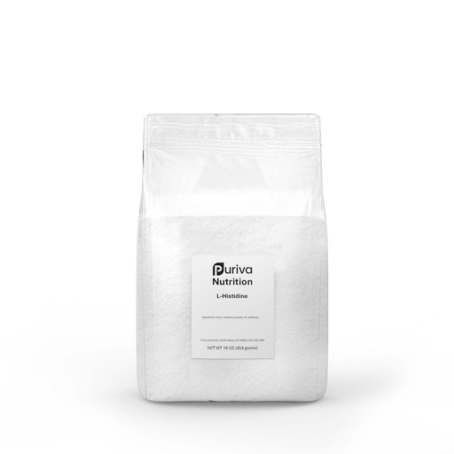 [BRSRAZI5O4GW2FLD] L-Histidine Powder, 1 Pound, by Puriva Nutrition