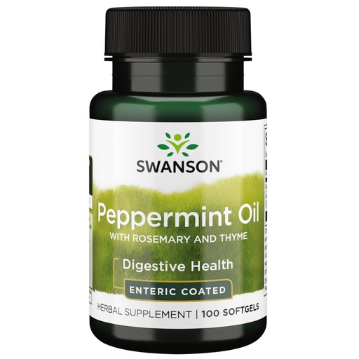 [BRSWIYT7PMOBO2Y7] Swanson Peppermint Oil Combination 100 Sgels