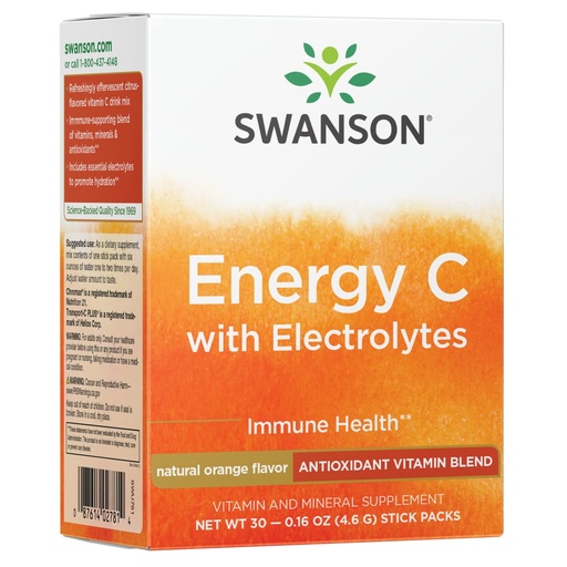 [BRSWIEY3BMPQI2I5] Swanson ULT Energy C W/Electrolytes 30 PKTS
