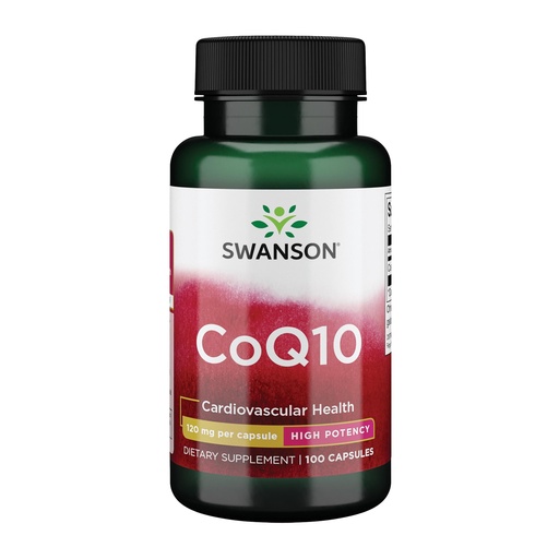 [BRSWIYABDJ4Q4E36] Swanson CoQ10 - Helps Promote Heart Health, Energy Support, & Aids Overall Cardiovascular System Health - Helps Maintain Coenzyme Q10 Supplement - (100 Capsules, 120mg Each)