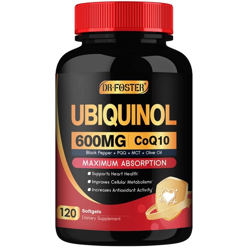 [BRSRAGIBCB6QO3I7] DRFOSTER CoQ10 600 mg, Ubiquinol