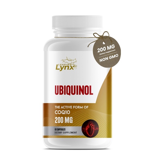 [BRSRECAROYBQYHL5] Ubiquinol CoQ10 200mg – High Absorption Active Coenzyme Q10 Supplement for Heart Health, Energy & Cellular Vitality | 60 Capsules, 60-Day Supply | Bioavailable Antioxidant Formula | Non-GMO