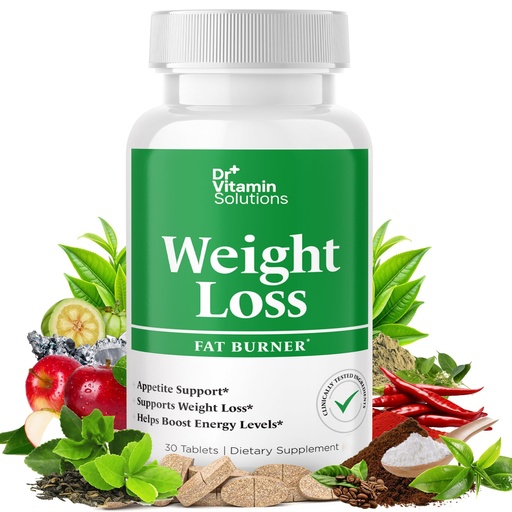 [BRSRACTRAUNGOFLZ] Fat Burner for Women & Men, Weight Loss & Appetite Suppressant Diet Pills, Thermogenic Metabolism Booster with Green Tea, Garcinia Cambogia, Chromium - Natural, Non-GMO - 30 Day Supply, Dr Vitamin
