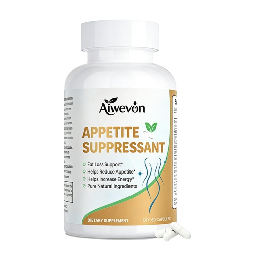 [BRSRGFAHB56RYFA3] Natural Appetite Suppressant Capsules – Craving Control & Weight Management Supplement for Women and Men – Metabolism Booster for Diet Support and Fat Balance – 60 Count