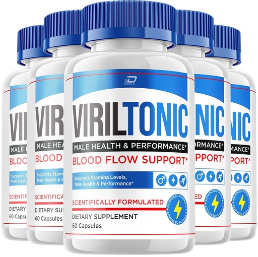 [BRSRAZADCV5GMCLU] Viril Tonic for Men, Viril Tonic Pills Advanced Performance Supplements, Viril Tonic Performance, Viril Tonic Review (5 Pack 300 Capsules)