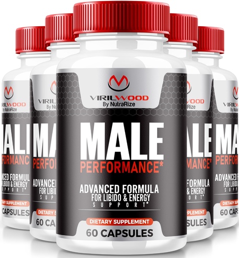 [BRSRAGAPO5YB4ET2] (5 Pack) Virilwood Capsules For Men, Official Viril Wood Pills 1200 mg, All Natural Male Formula to Support Long-Lasting Performance and Overall Health, Premium Multivitamins Review (300 Capsules)