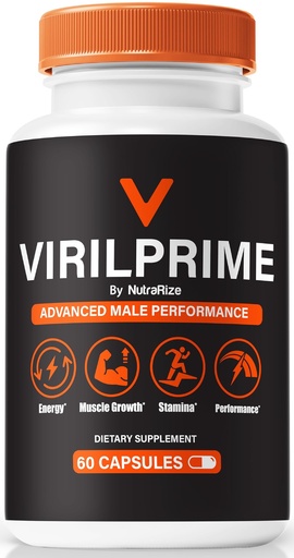 [BRSRAAI3OZ6RQE3H] VirilPrime Pills, Official Viril Prime Capsules, Premium Male Formula to Fuel Daily Energy, Stamina & Peak Performance, Supports Overall Health and Fitness, Natural VirilPrime (60 Capsules)