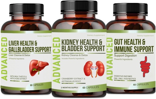 [BRSRAYA7PJ5RSAI6] Kidney Cleanse Detox & Repair and Bladder Support- Kidney Support Supplement для Kidney Restore З Chanca Piedra,Чорниця, ягоди Juniper Berries для Kidney Detox і Bladder Health.60 Поставка на день
