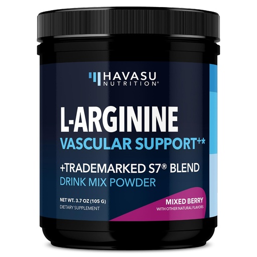 [BRSW2HD5O57AOFIV] L-Arginine Powder - Nitric Oxide Supplement for Men and Women with L-Citrulline and Beet Root - Pre and Post Workout Support for Endurance and Recovery - Mixed Berry Flavor, 1 Month Supply (30 Scoops)