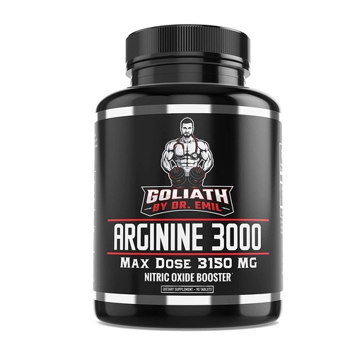 [BRSWGGI7DEFRUFDL] Dr. Emil - L Arginine (3150mg) Highest Capsule Dose - Nitric Oxide Supplement for Vascularity, Endurance and Heart Health (AAKG and HCL) - 90 Tablets