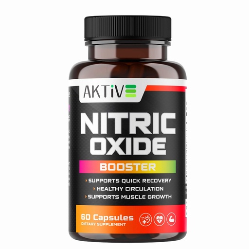 [BRSRABD5PMJRMF3V] Nitric Oxide Booster Supplement with L-Arginine, L-Citrulline, and Ginseng Root – Enhance Blood Flow, Boost Energy & Stamina, Support Heart Health & Muscle Growth – 60 Capsules